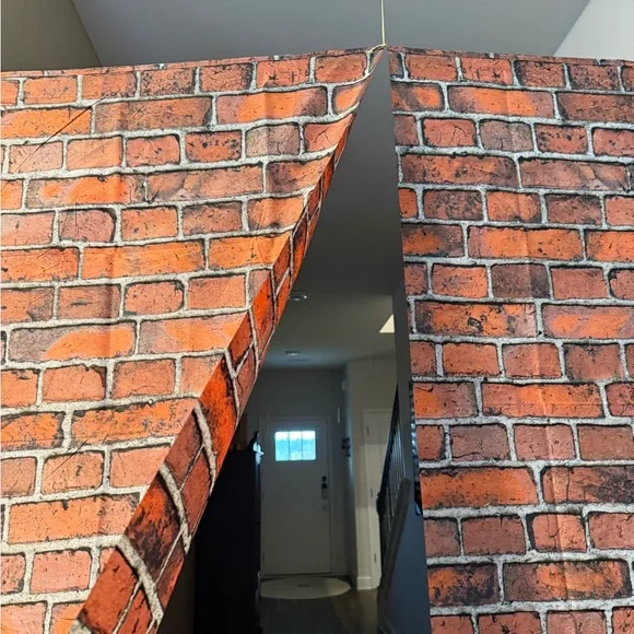 Brick Wall Tapestry for Party Decor or Photography (used for Harry Potter Party) - Picture 2 of 5